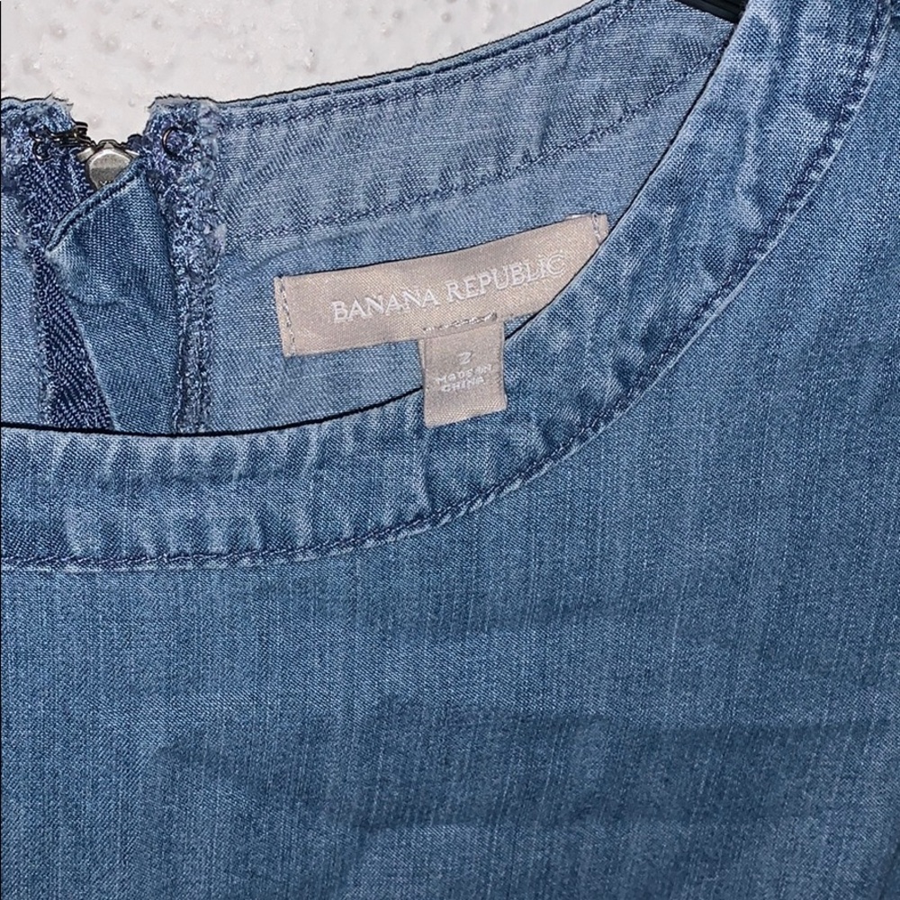 BANANA REPUBLIC | blue jean dress 🥰 - Picture 2 of 5